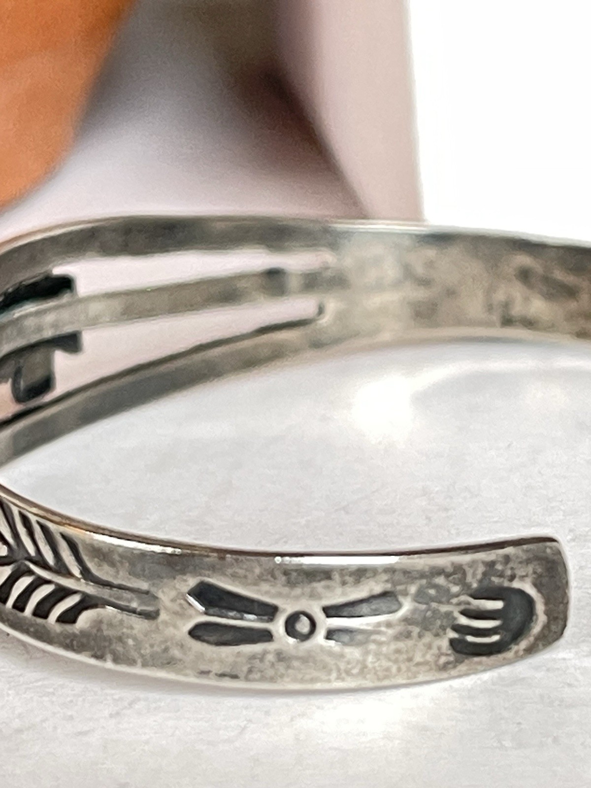 FRED HARVEY ERA Navajo THUNDERBIRD Sterling silver Cuff Bracelet Southwest Small
