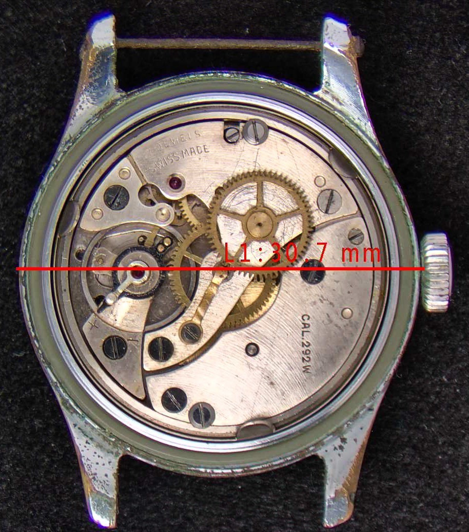 Oris Military Grey Dial Men’s Hand-Wind Cal. 292 Vintage Watch — Spares/Repairs