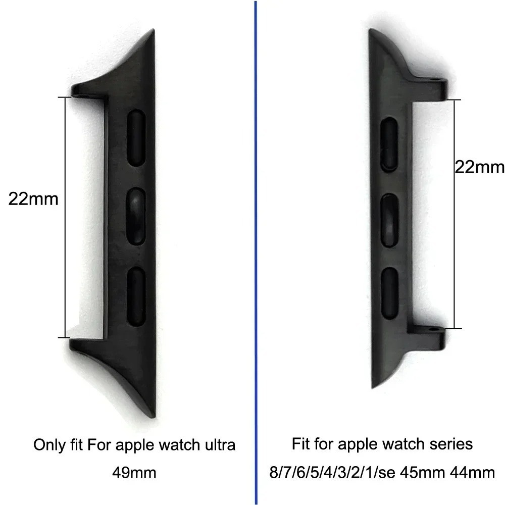 For iWatch Ultra Series Watch Band Connector Stainless Steel For Apple Watch