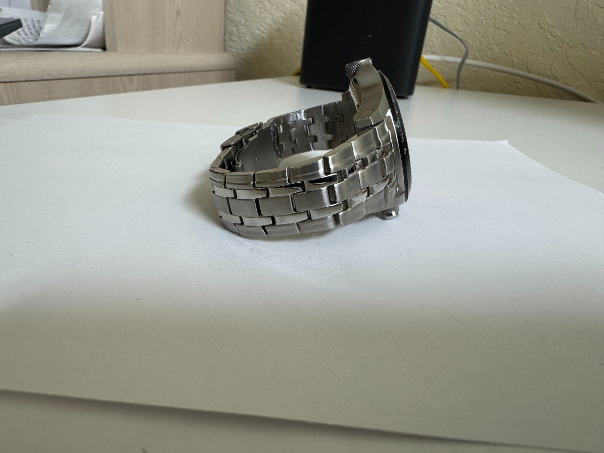NOS Jacques Lemans F1 Digital Analog stainless steel watch 44mm