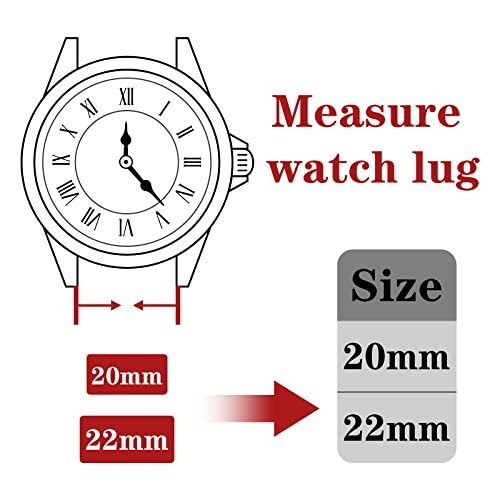 20mm Silicone Watch Bands Quick Release 22mm Gray/Black+Black/Gray+White/Black