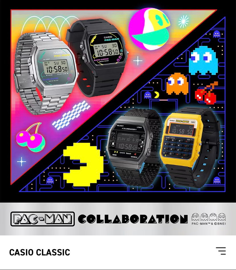 CASIO CLASSIC ABL-100WEPC-1BJR PAC-MAN Collaboration Limited Bluetooth Men Watch