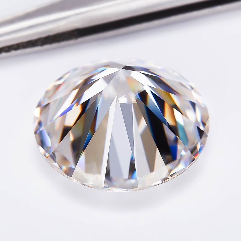 0.1-5ct GRA Certified D Color Loose Moissanite VVS1 Round Cut for Jewelry Making