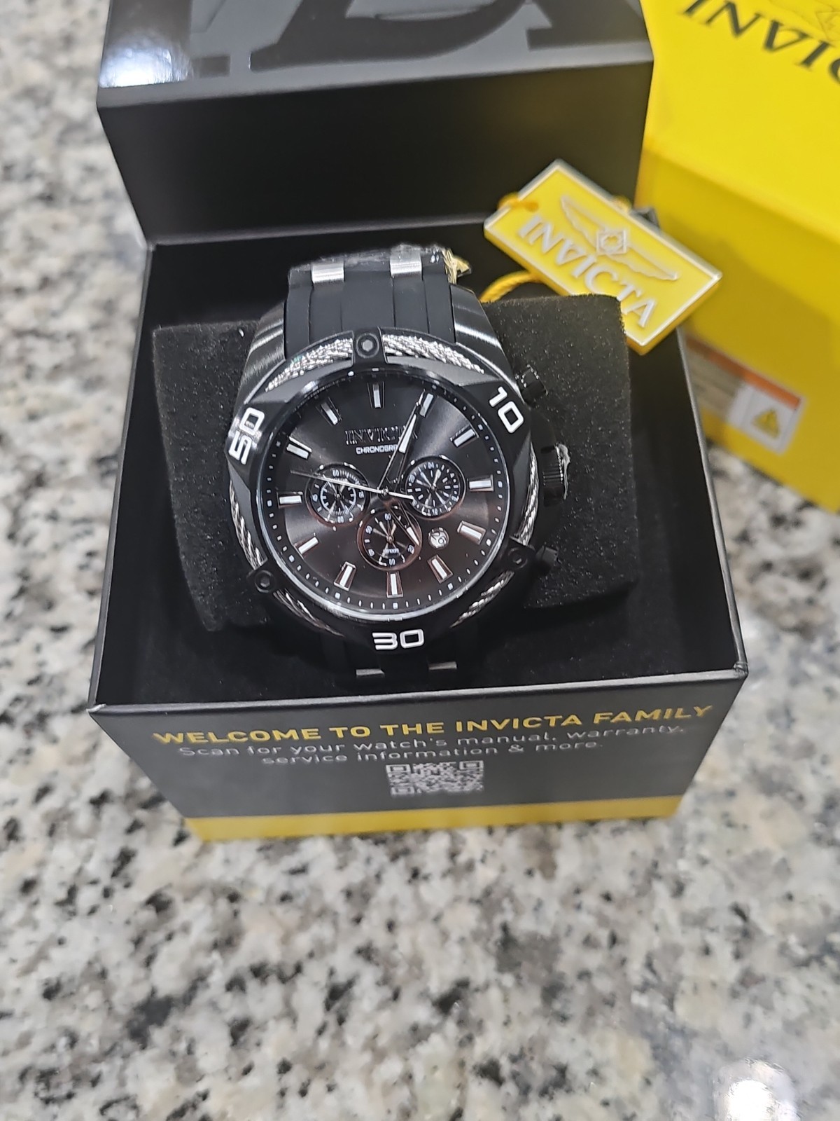 RETAIL $699.00 IN STORE Invicta Bolt Tensora Men’s Watch – 50mm, Black ZG-34136