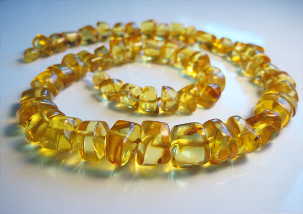 Genuine Honey Amber Beautiful Baltic Amber Necklace 35 grams !!!