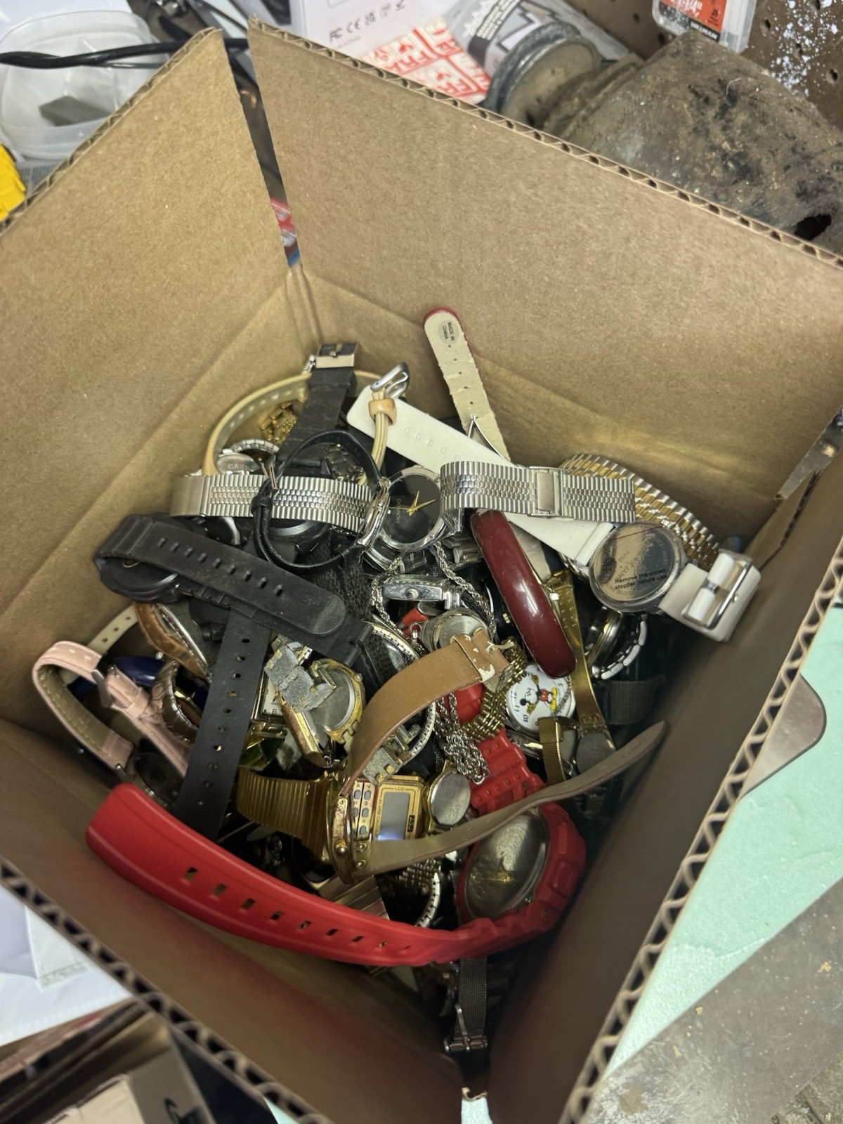 Lot Of 6 Pounds Non Working Project Watches That Need Battery’s Or Other