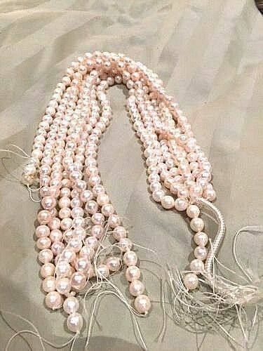 PEARLS SOUTH SEA PEARLS 5.75MM+ STRAND, 7.0MM TO 7.5MM STRAND
