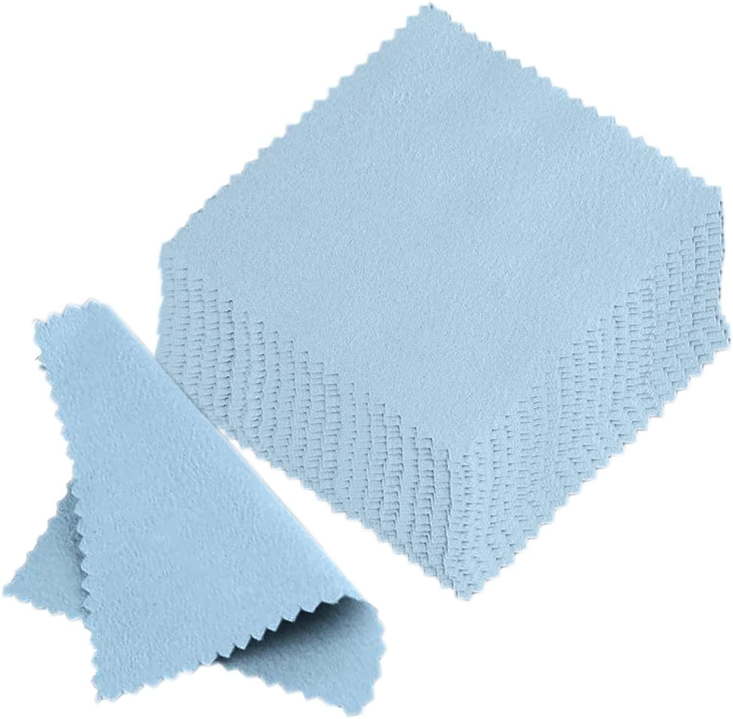 Jewelry Cleaning Cloth for Sterling Silver Gold, 3.2″ X 3.2″ 50 Pcs