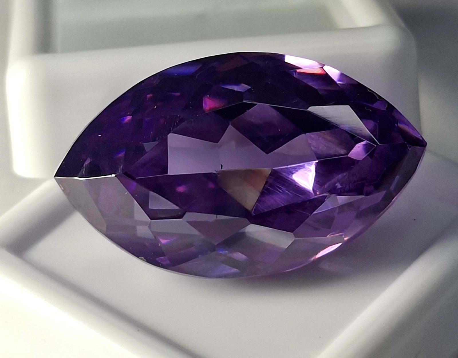 Marquise Cut Purple Zircon 58-60 Ct Natural Loose Certified Gemstone TQ2007
