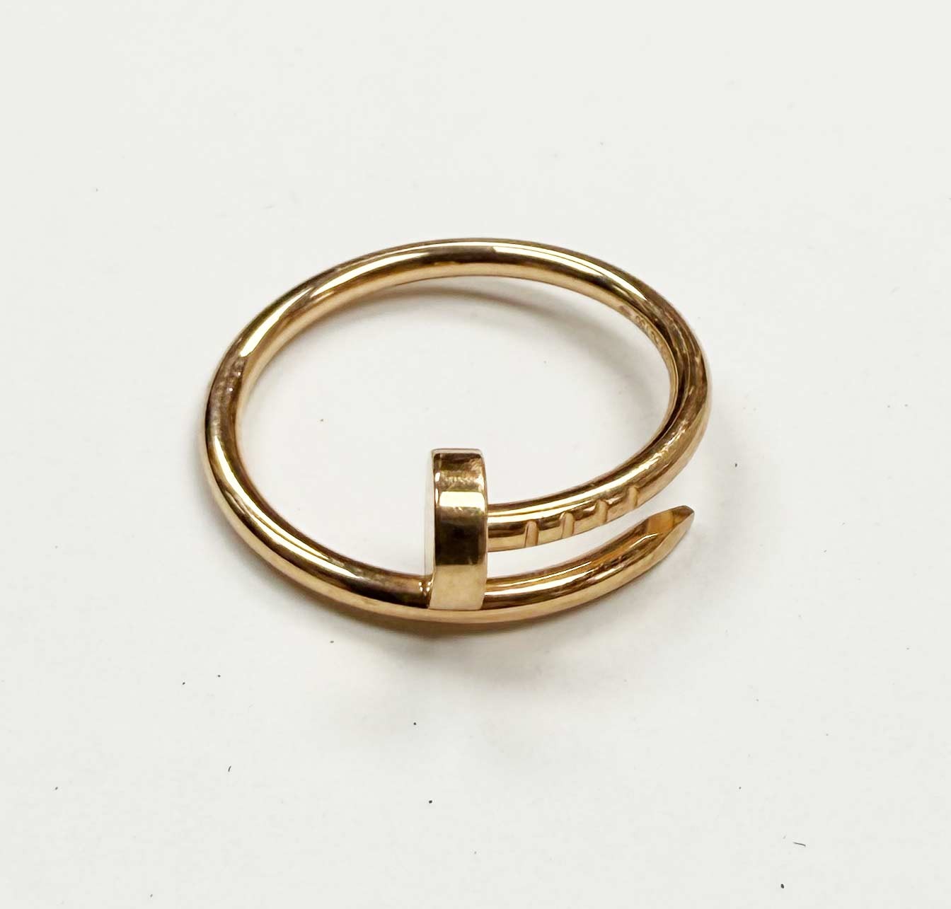 2026 Cartier Juste Un Clou Small Ring 18K Rose Gold 4.3 Grams Size 5 Box Paper
