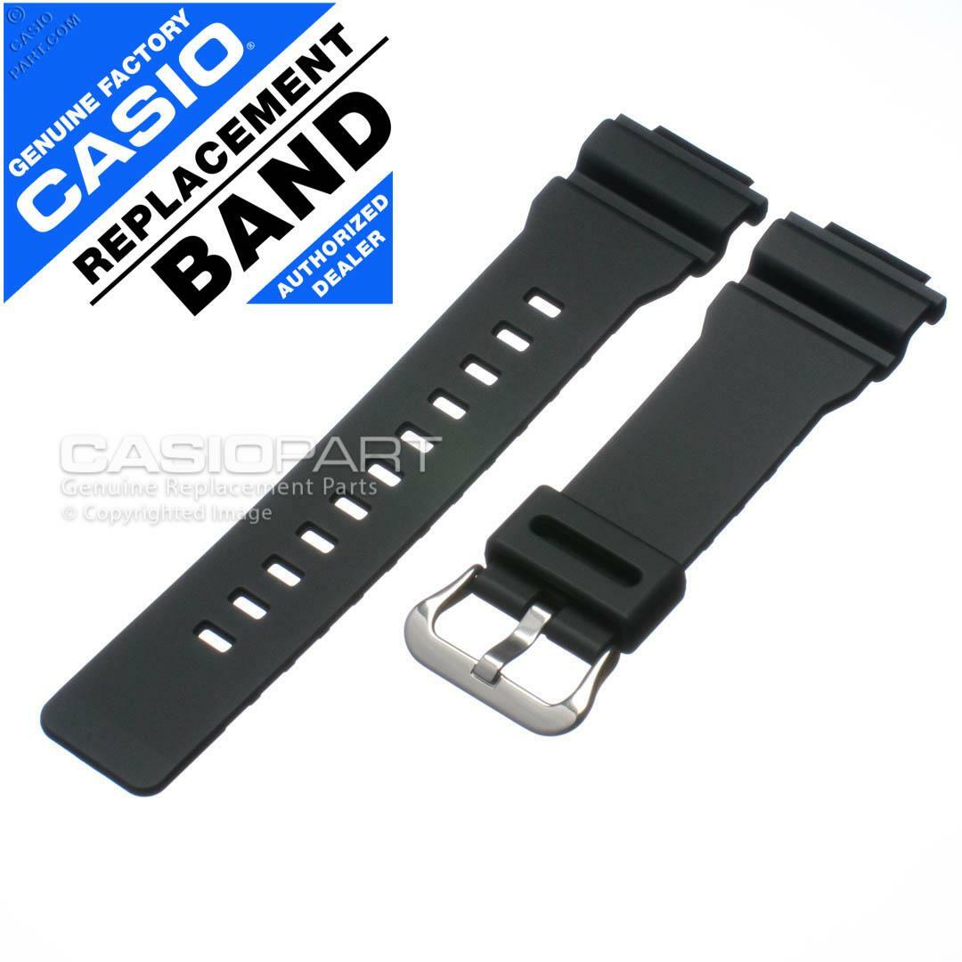 Genuine Casio Watch Band Super Illuminator G-Shock GA800-1A Black Rubber Strap
