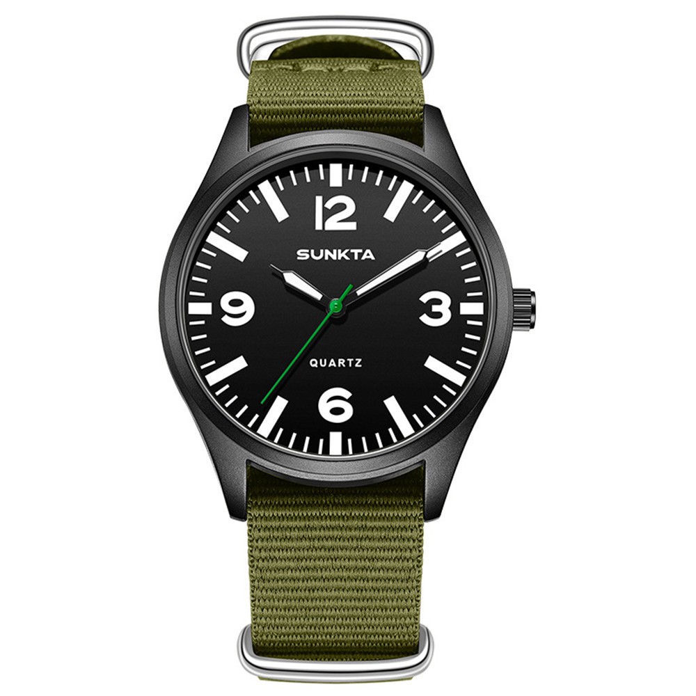 LIGE SUNKTA Men Quartz Watch Nylon Strap Wristwatch Boy Girl Outdoor Sport Watch