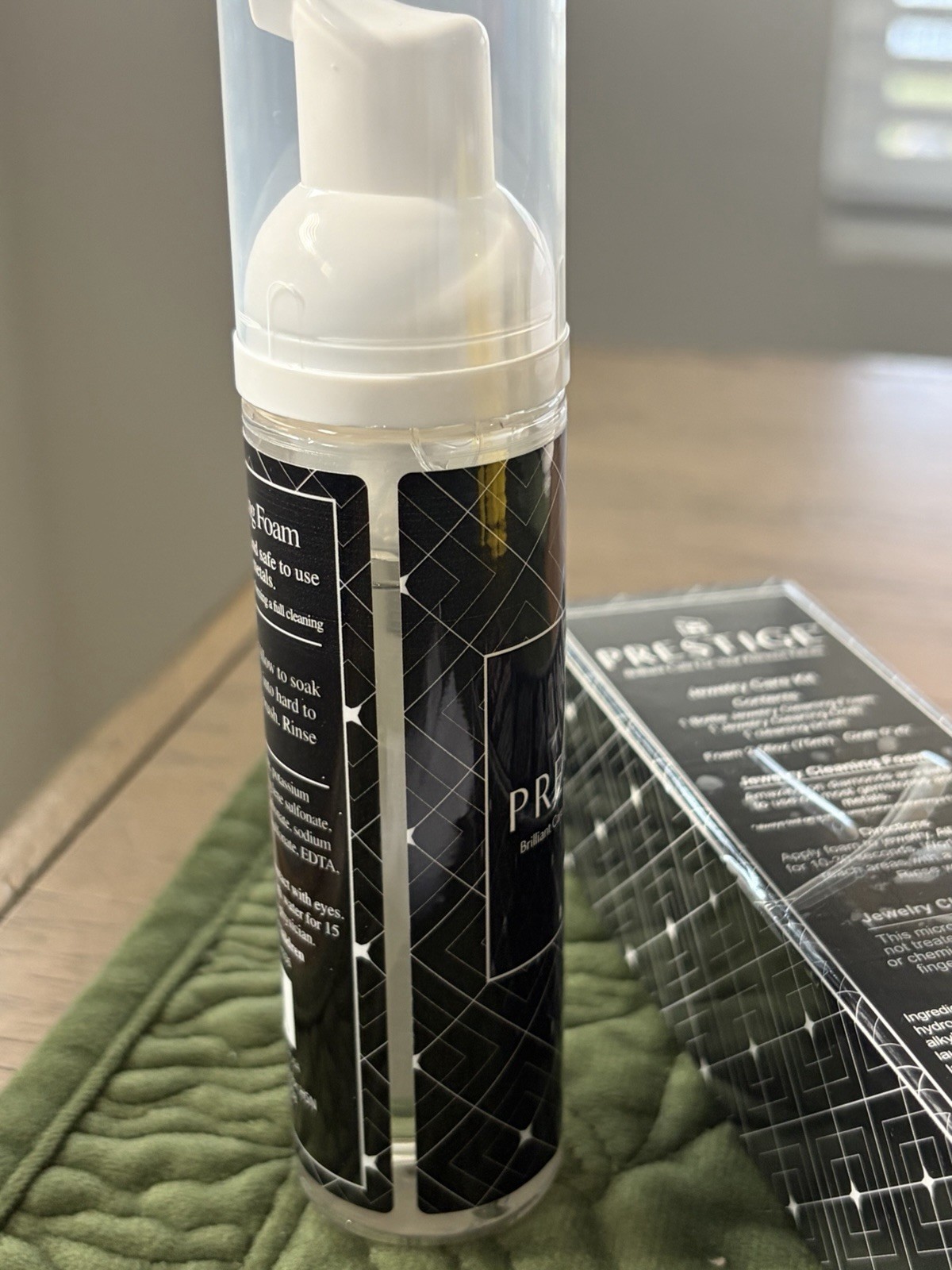 Prestige Fine Jewelry Care Cleaning Kit with Single Ply Cloth and Brush NIB