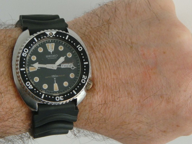 Seiko automatic 17j Willard Diver 6309‑7040 October 1977 M.I Japan Resist dial