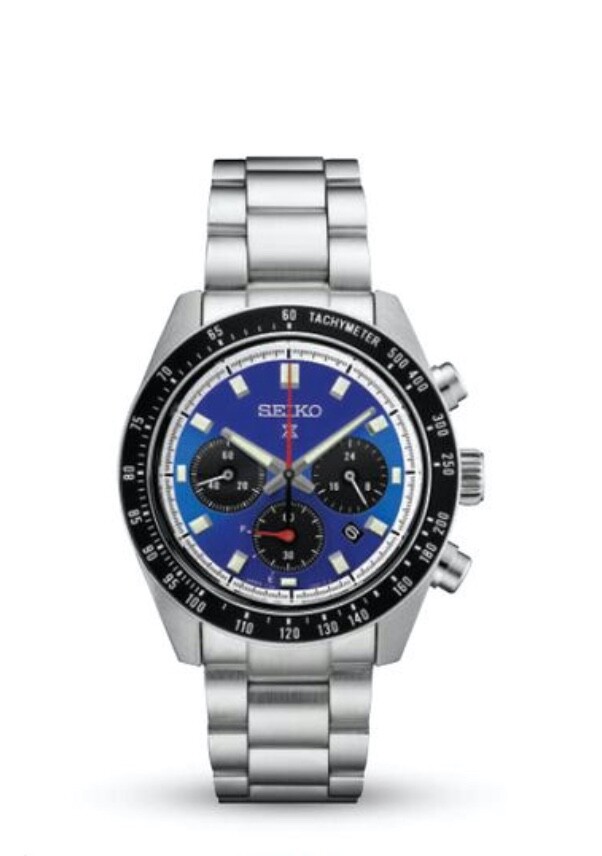 New Seiko SSC931 Speedtimer Solar US Special Edition Chronograph Blue dial