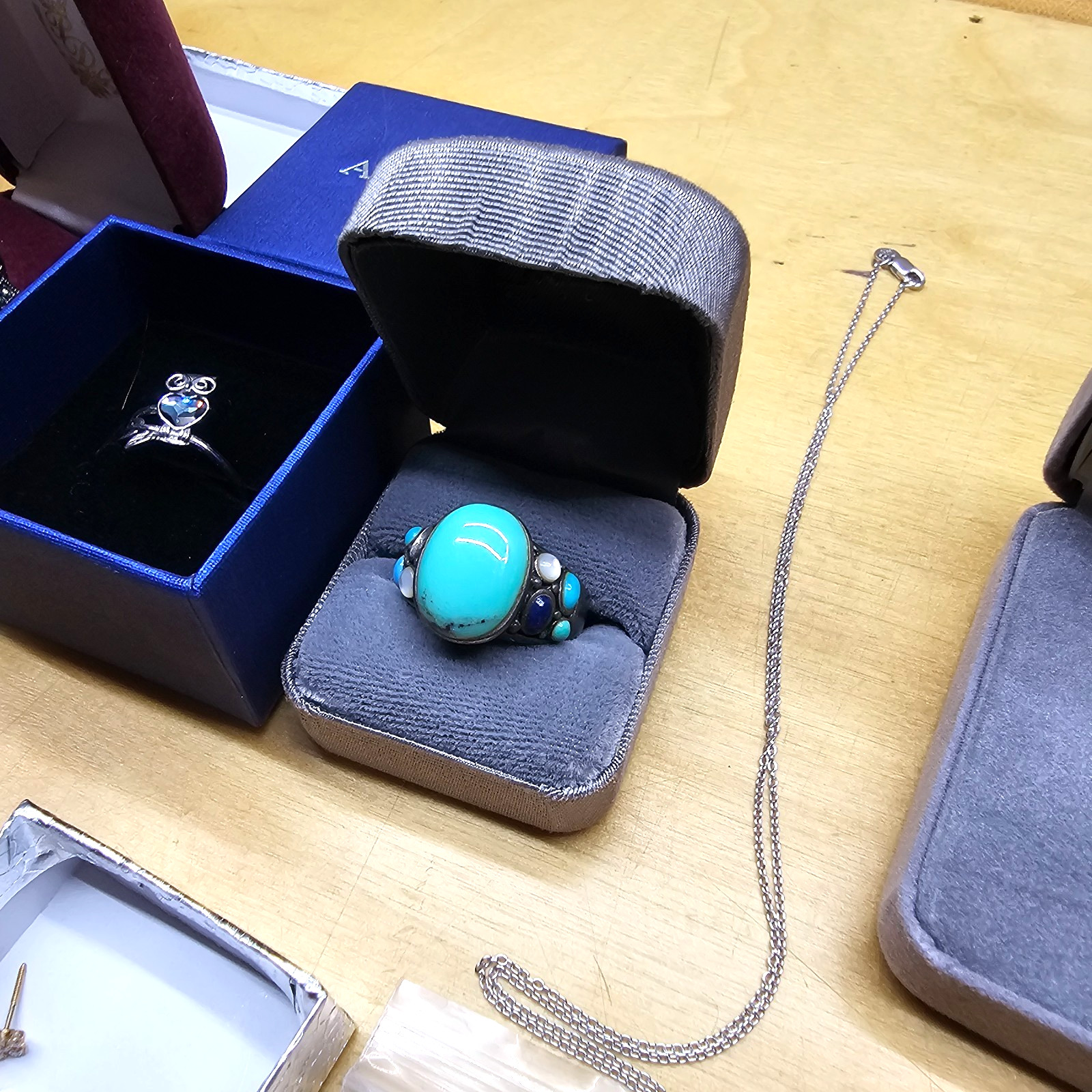 Sterling Silver & Turquoise Jewelry Lot – Please Read Description!