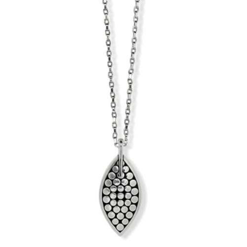 Brighton Pebble Leaf Short Pendant Necklace NWT $68