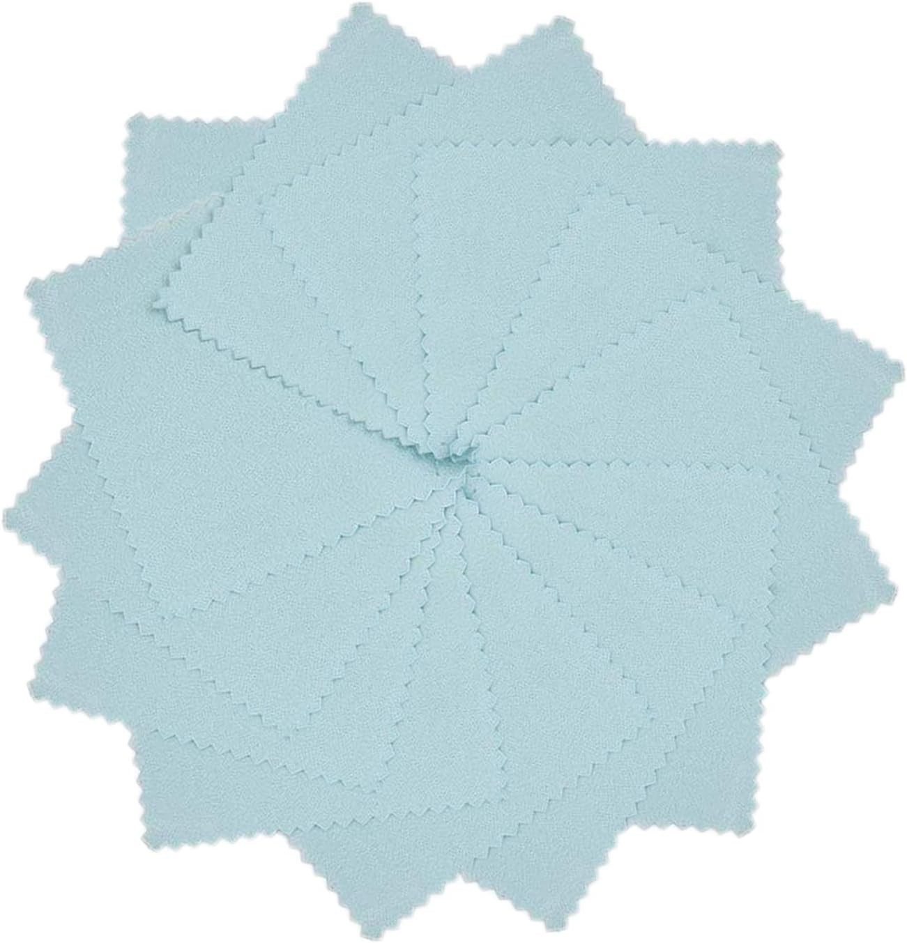 Eco-Friendly Jewelry Cleaning Cloths – 50 Non-Toxic Suede Wipes for All Jewelry