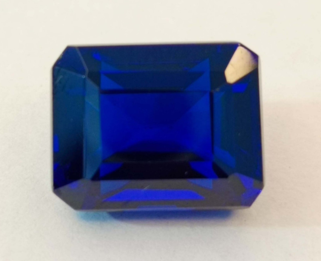Natural Blue Emerald Cut 22-24 Ct Tanzanite Certified Loose Gemstone RK263