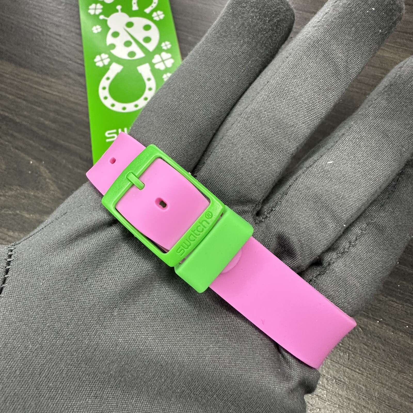 NEW✅LIMITED✅ Swatch Originals Flowerfull Get Lucky Pink Women Watch 34mm GP147