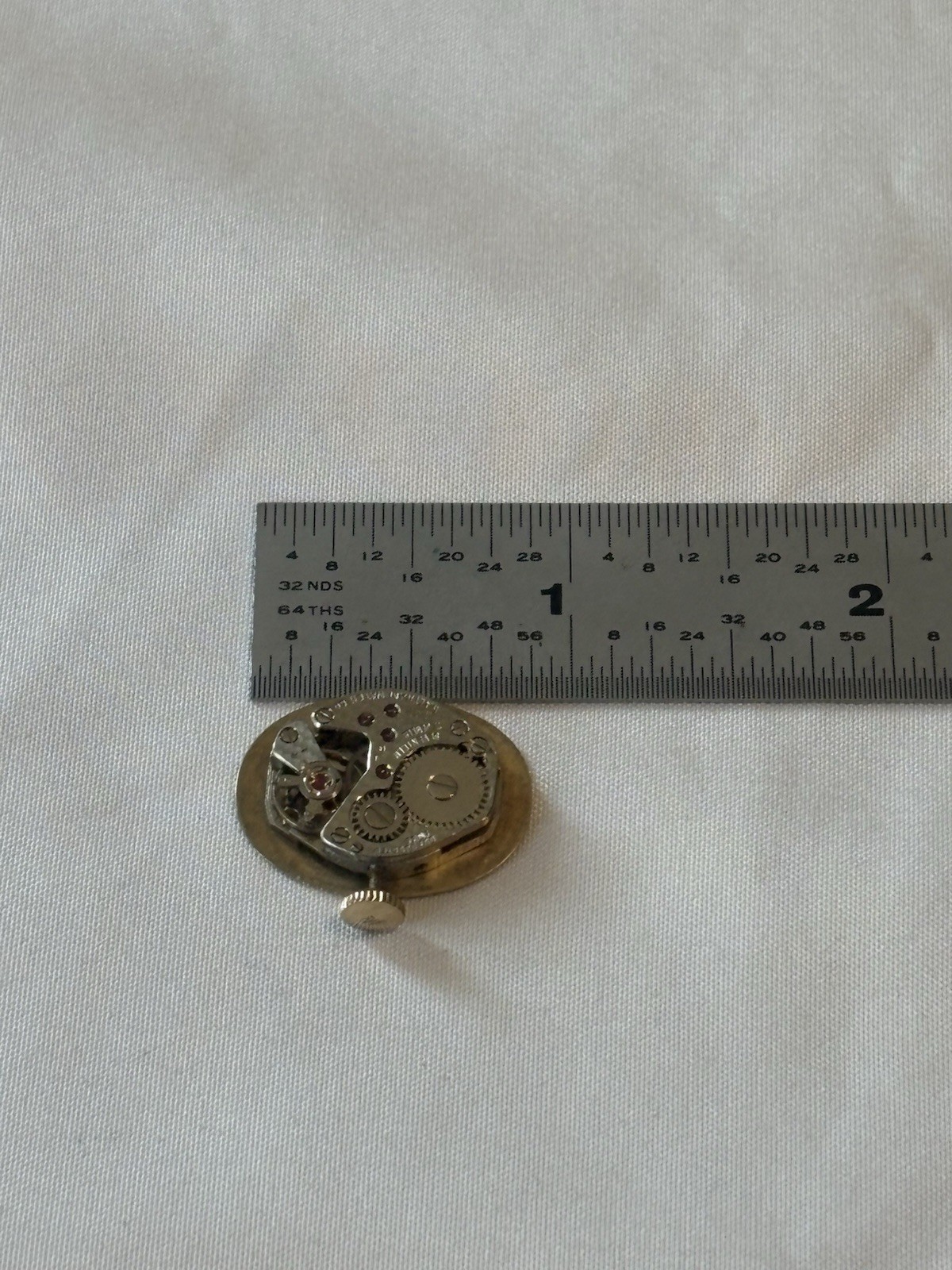WALTHAM MECHANICAL WATCH MOVEMENT 17 JEWELS SWISS RUNNING