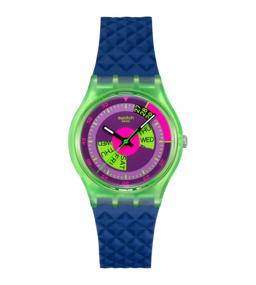 [swatch] NEON SKYCHART SO28G704 Day Date Quartz NEW