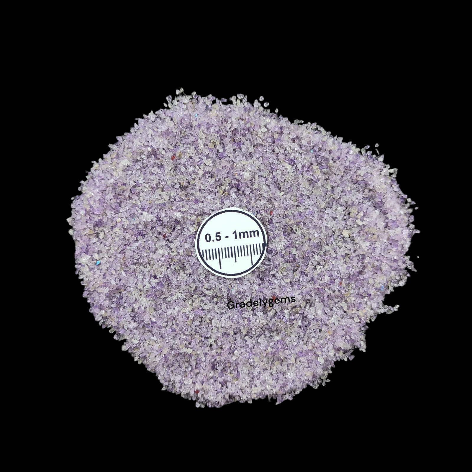 Amethyst 0.5-1mm Stone Granules for Resin Jewelry Decor