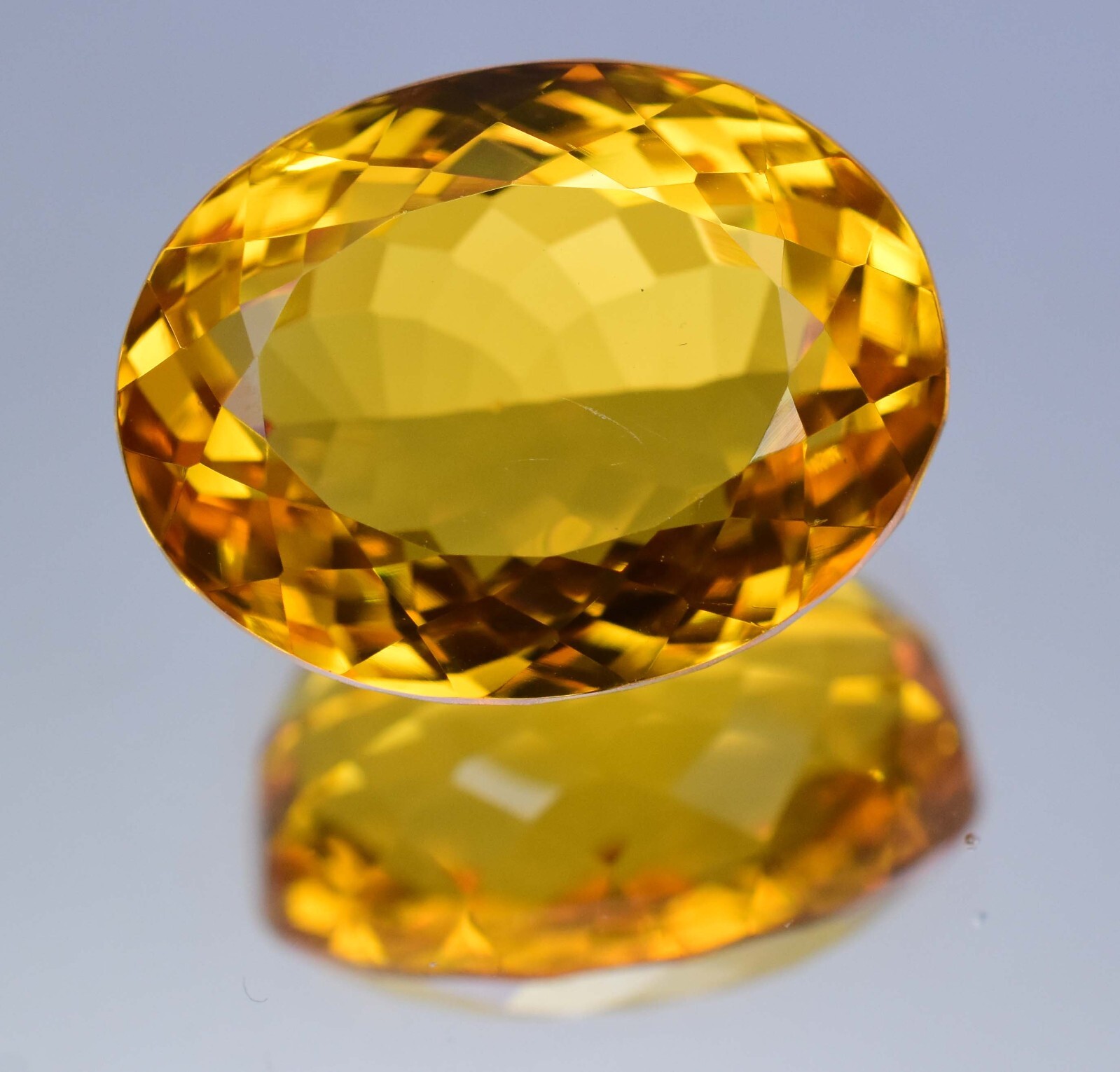40.55 Ct Flawless Natural Mexico Yellow Opal Certified Oval Cut Loose Gemstone