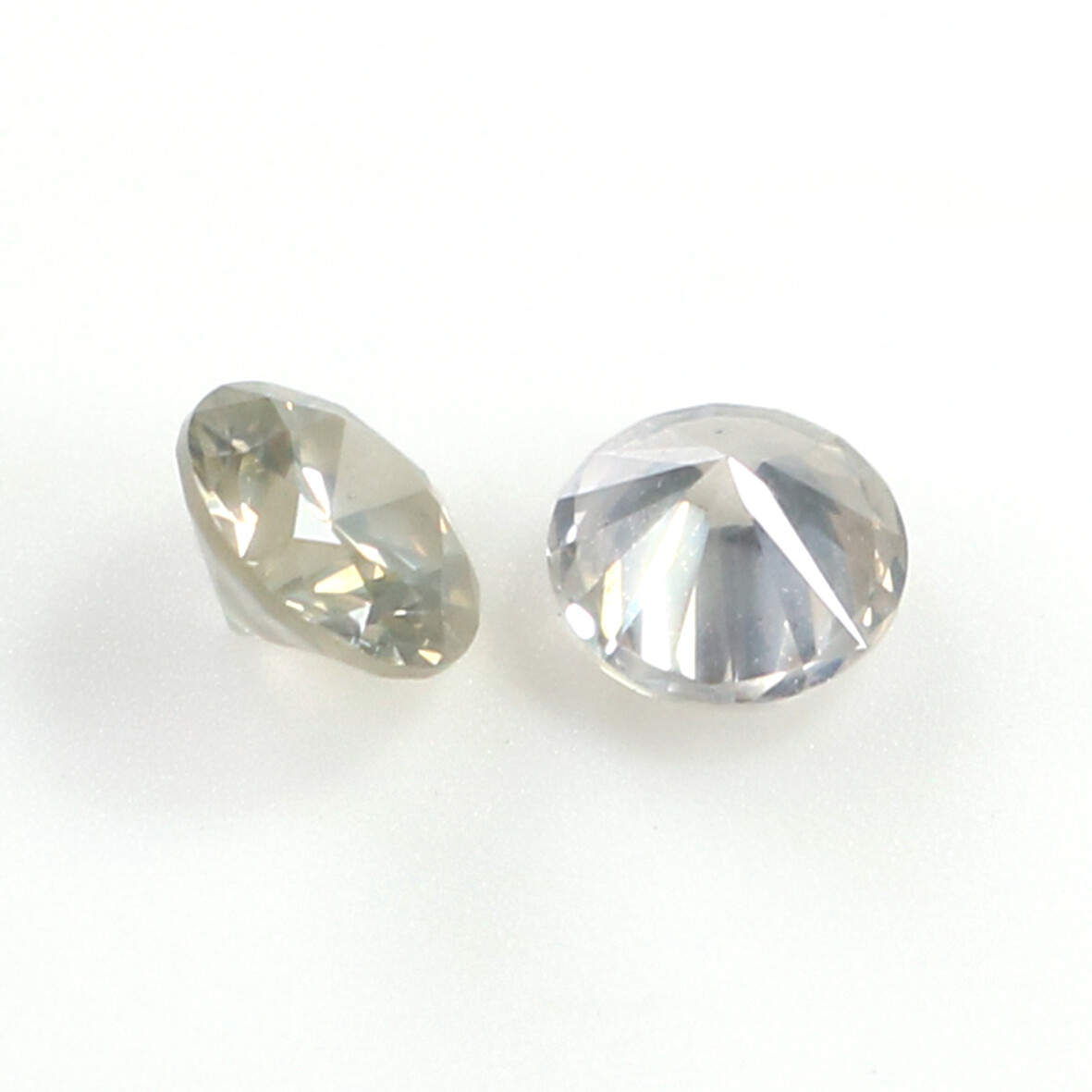 0.36 Ct Natural Loose Round Diamond 3.60 MM Light Yellow Color Diamond KQ2473
