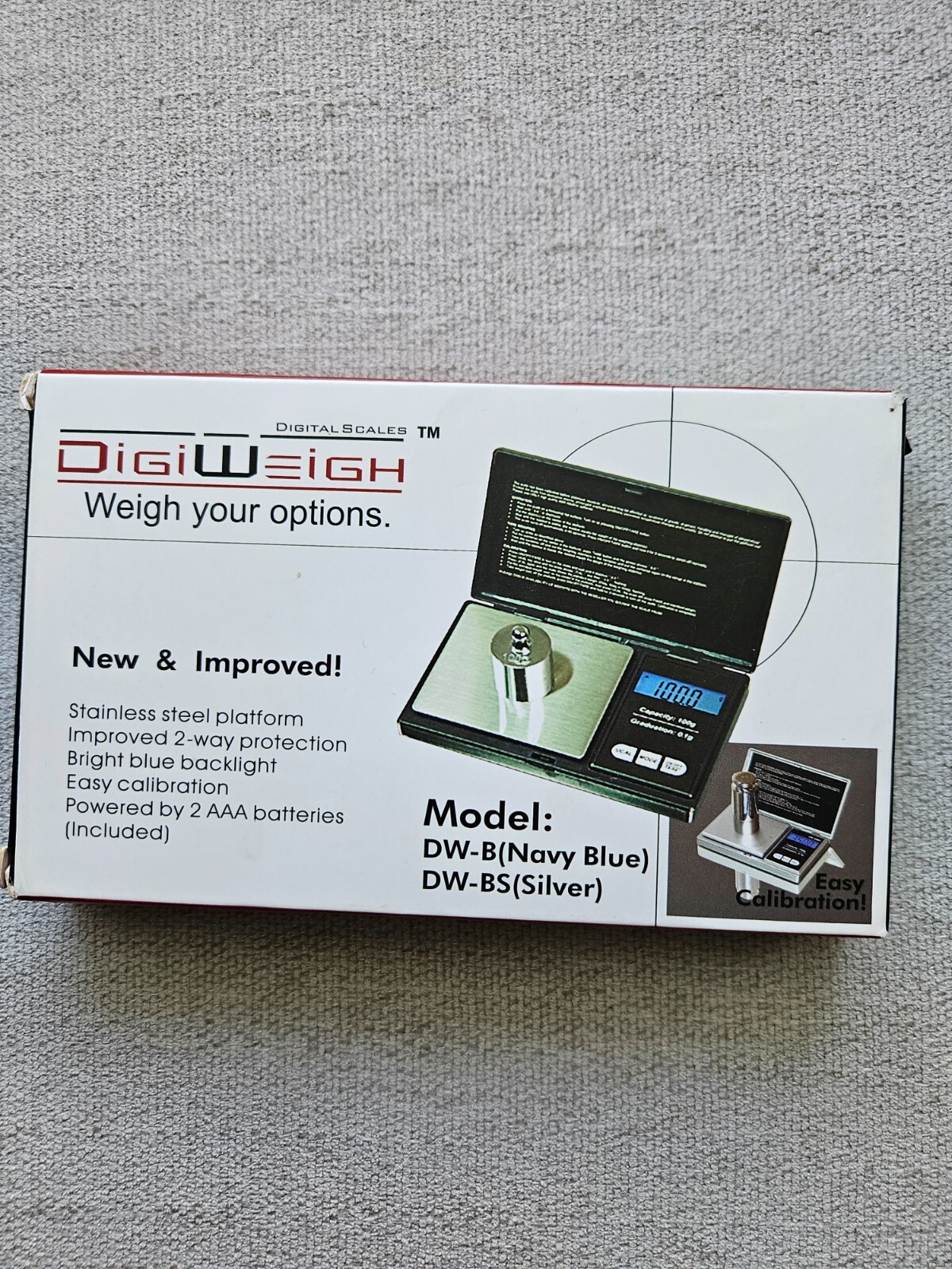 DigiWeigh Professional Electronic Pocket Scale 1000 grams