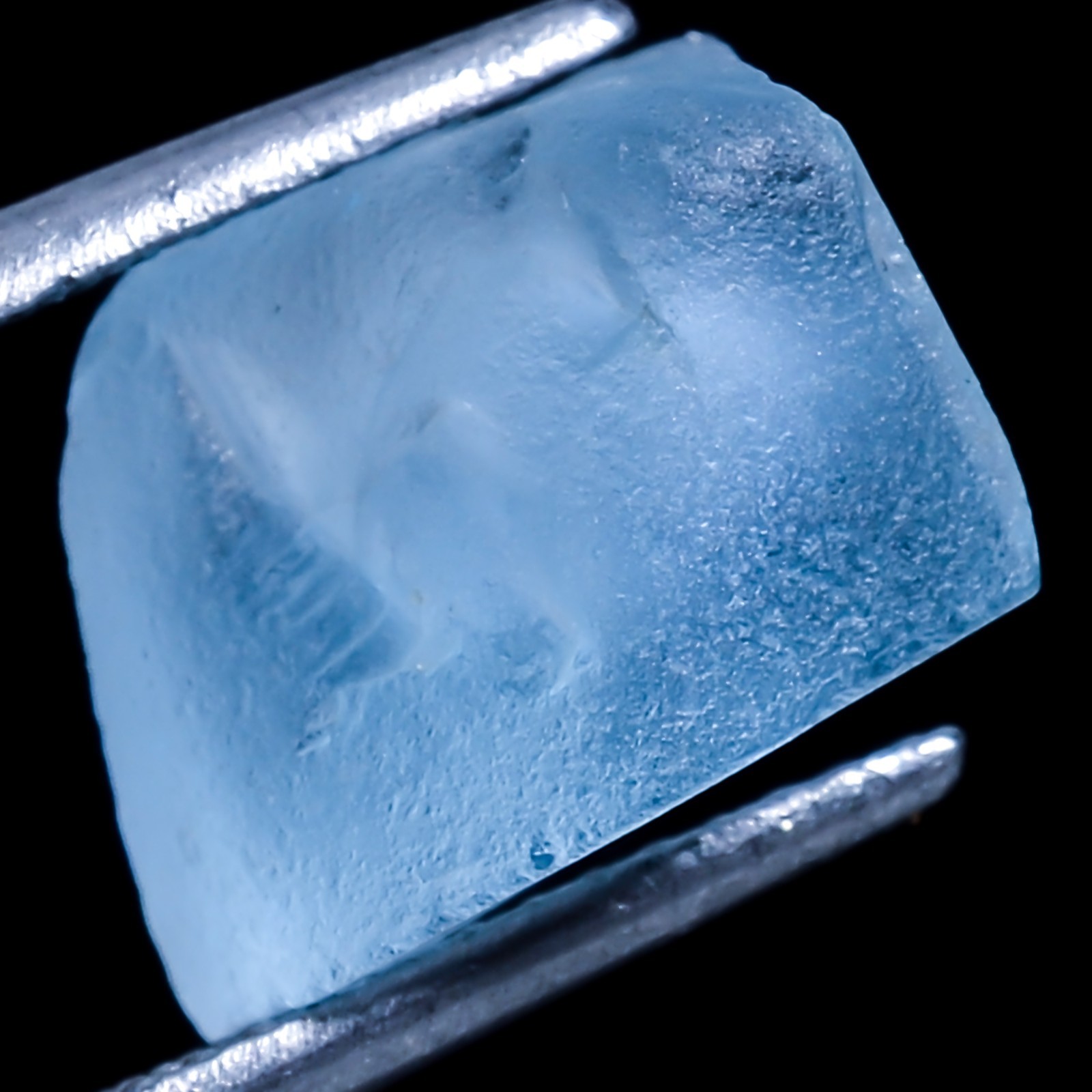 50CT/5-7 Piece Approx / Facet Rough Grade Swiss A+NATURAL Blue Topaz From Brazil