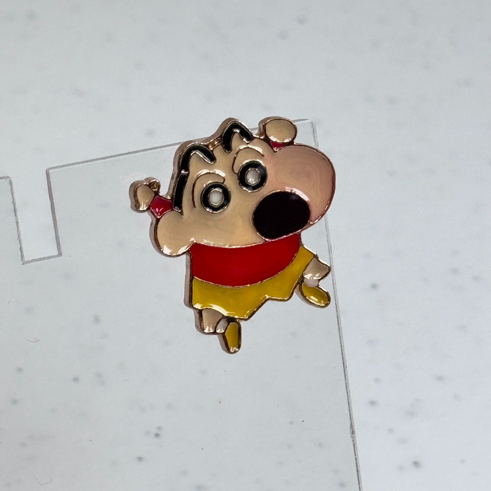 Brooch Shin Chan Anime Cartoon Enamel Pin Kawaii Novelty Jewelry