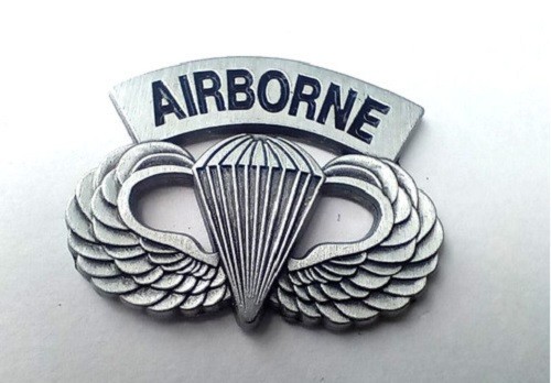 US ARMY PARATROOPER AIRBORNE WINGS (1-1/4″) Military Hat Pin P14746