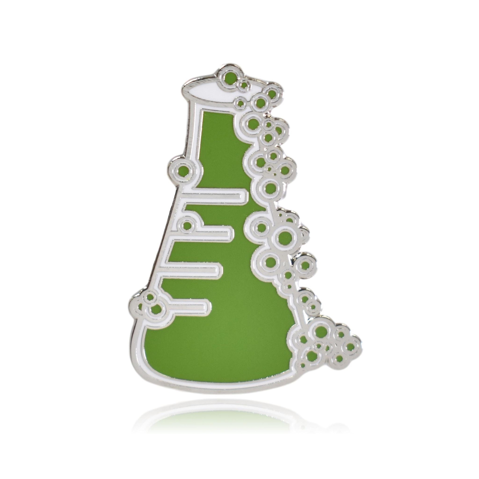 Erlenmeyer Flask Hard Enamel Lapel Pin