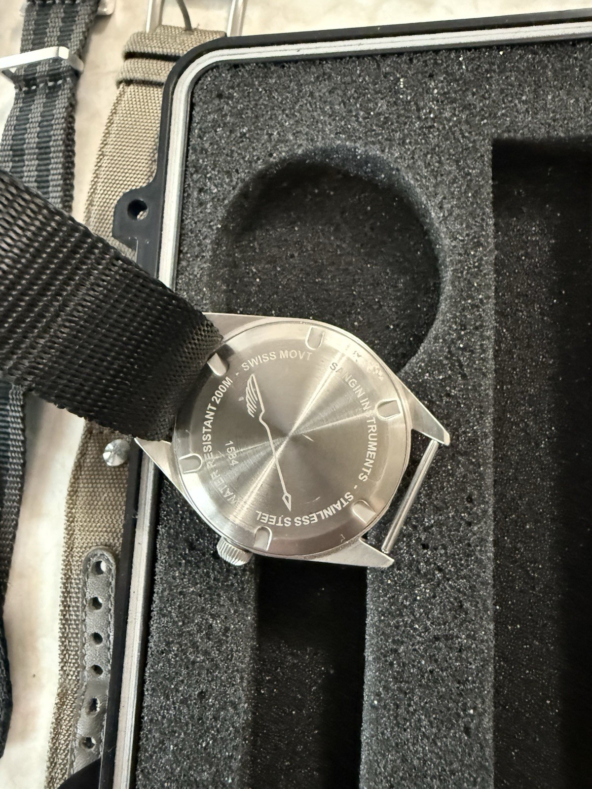 Sangin Brushed Overlord Quartz watch