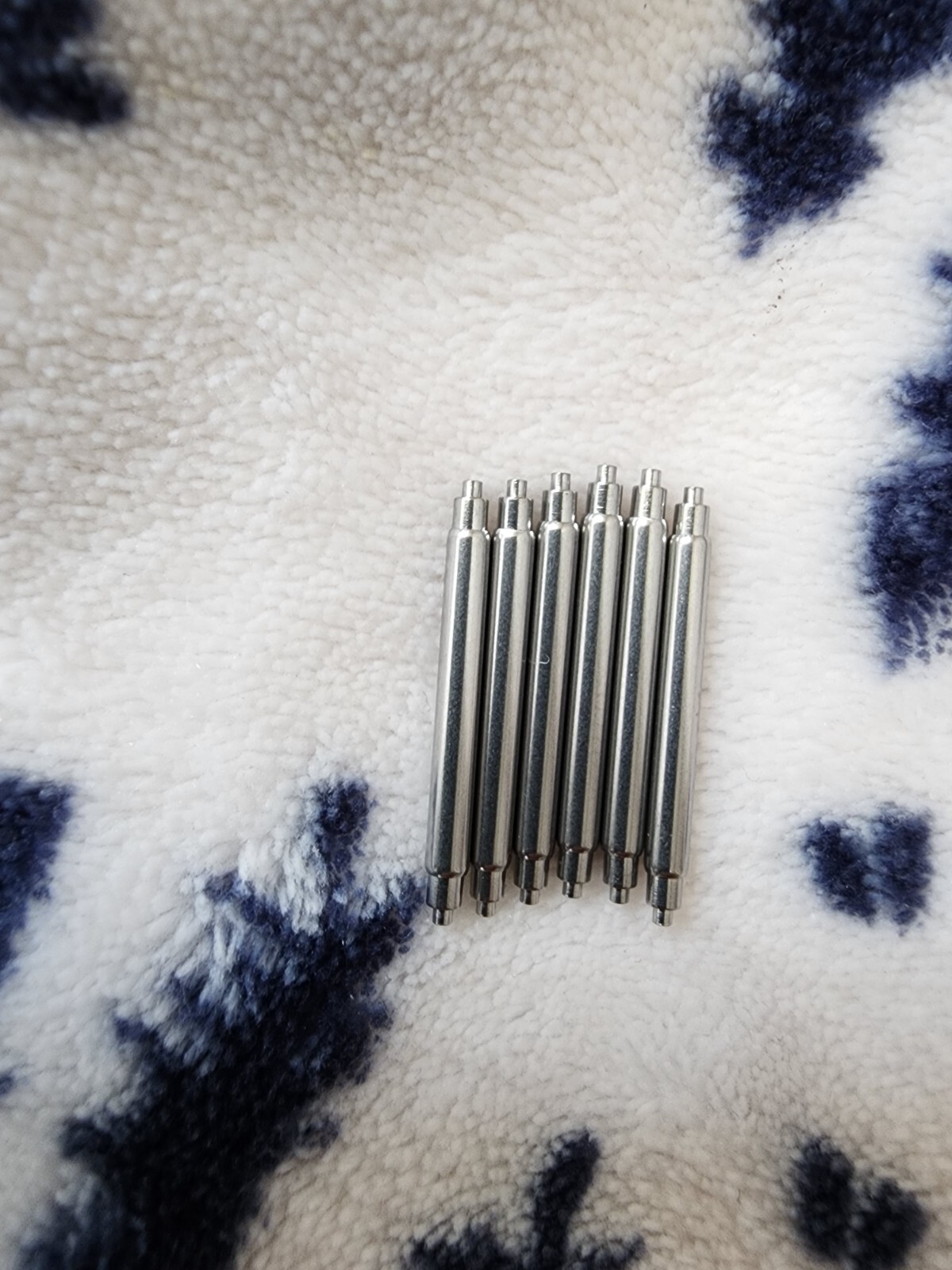 6 PC 20mm 22mm 24mm Spring Bar for Seiko Non-Magnetic Stainless 2.5mm 1.1mm Tip