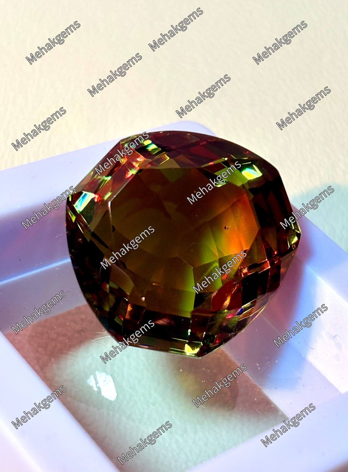 76.Ct Color Changing Zultanite Cushion Cut Loose Gemstone Rare Diaspore Statemen