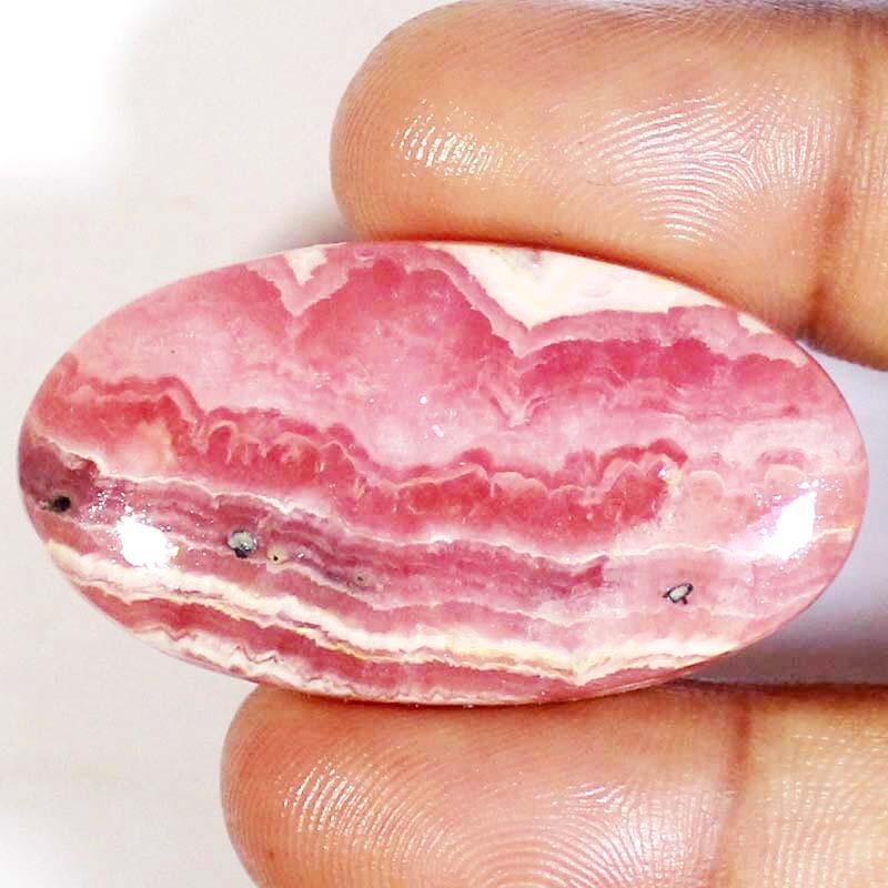 100% Natural Rhodochrosite Oval Cabochon 89.00CTS 25x46x6mm Loose Gemstone BC-50