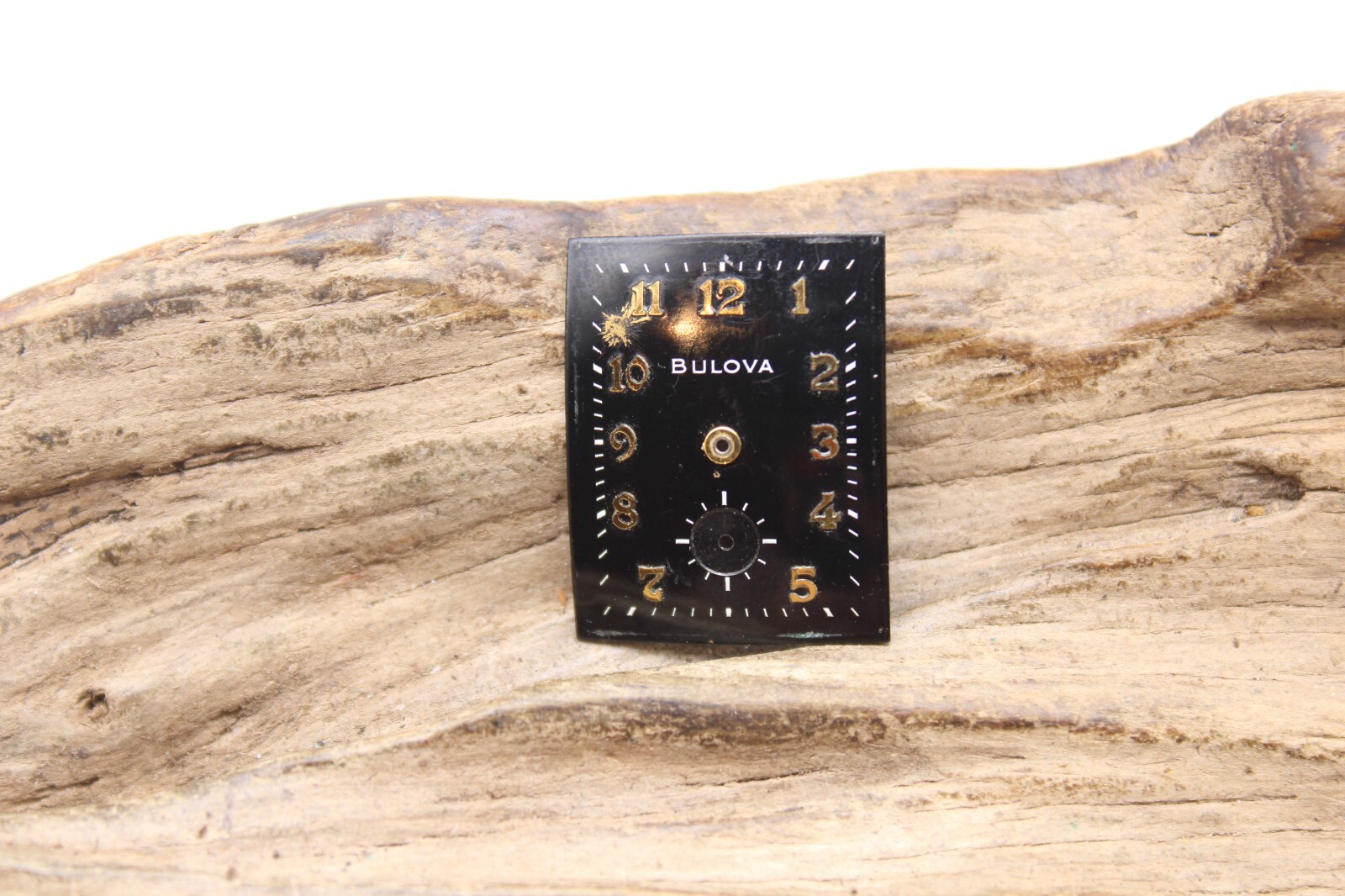 BULOVA TANK WATCH DIAL 19.2×24.7mm ARABIC NUMERAL INDICES (FM)