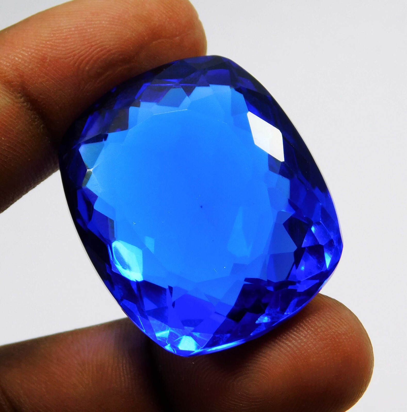 Natural 82.40 Ct Blue Tanzania Of Tanzanite Certified Cushion Cut Loose Gems