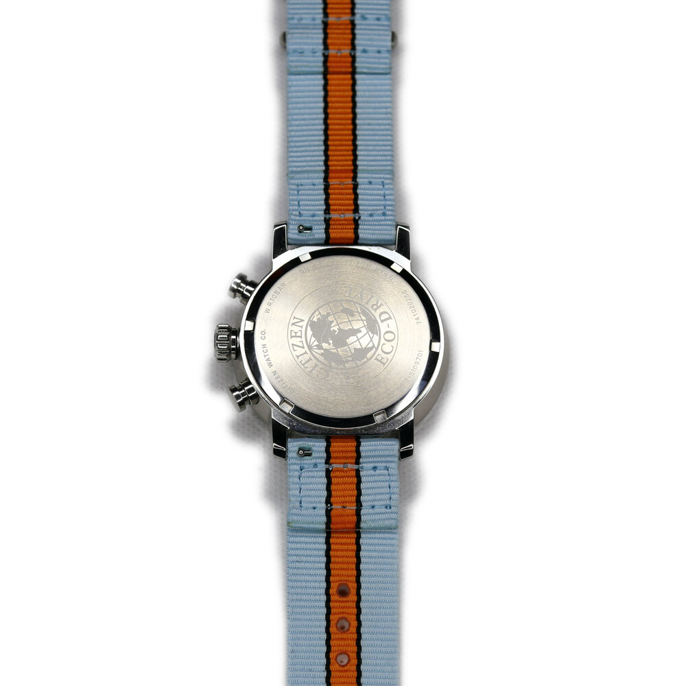 Two-Piece Smart Watch Gulf Racing Inspired Colors Strap Nylon Watch Band