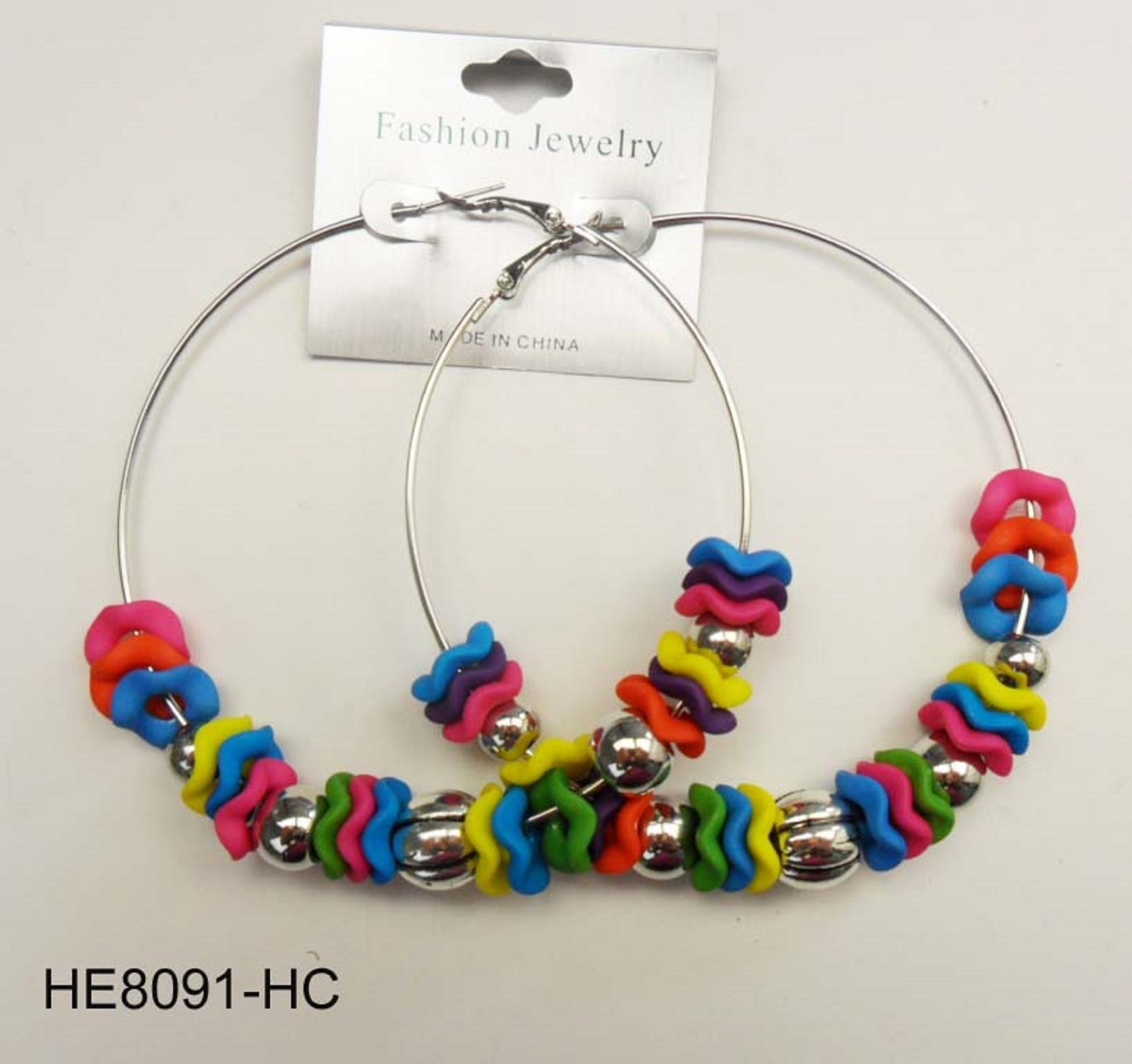 Wholesale Jewelry lot 10 pairs Big Colorful Fashion Hoop Earrings Us-seller 197