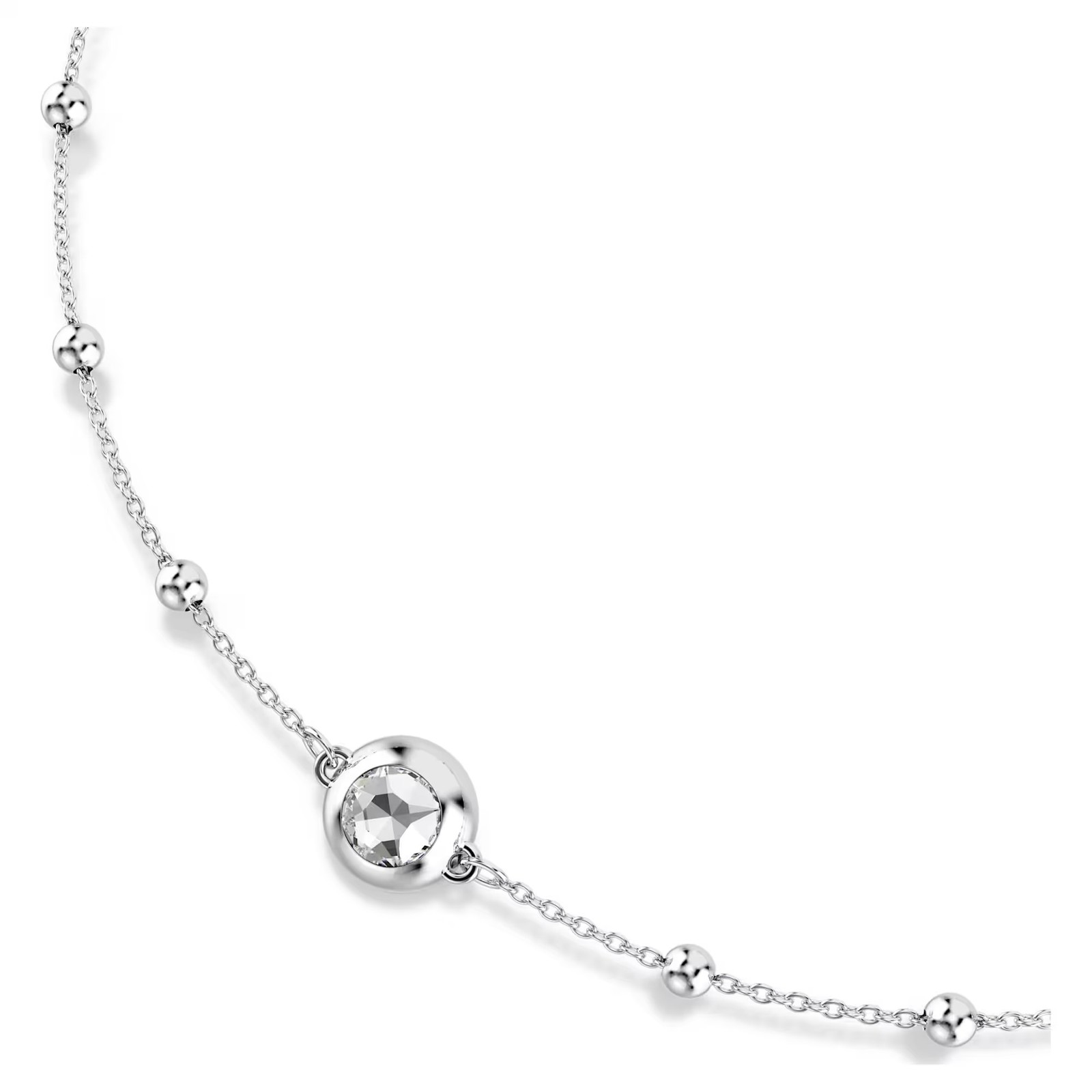 Swarovski Crystal Una Angelic Pendant, Round Cut, White, Rhodium Plated 5733116