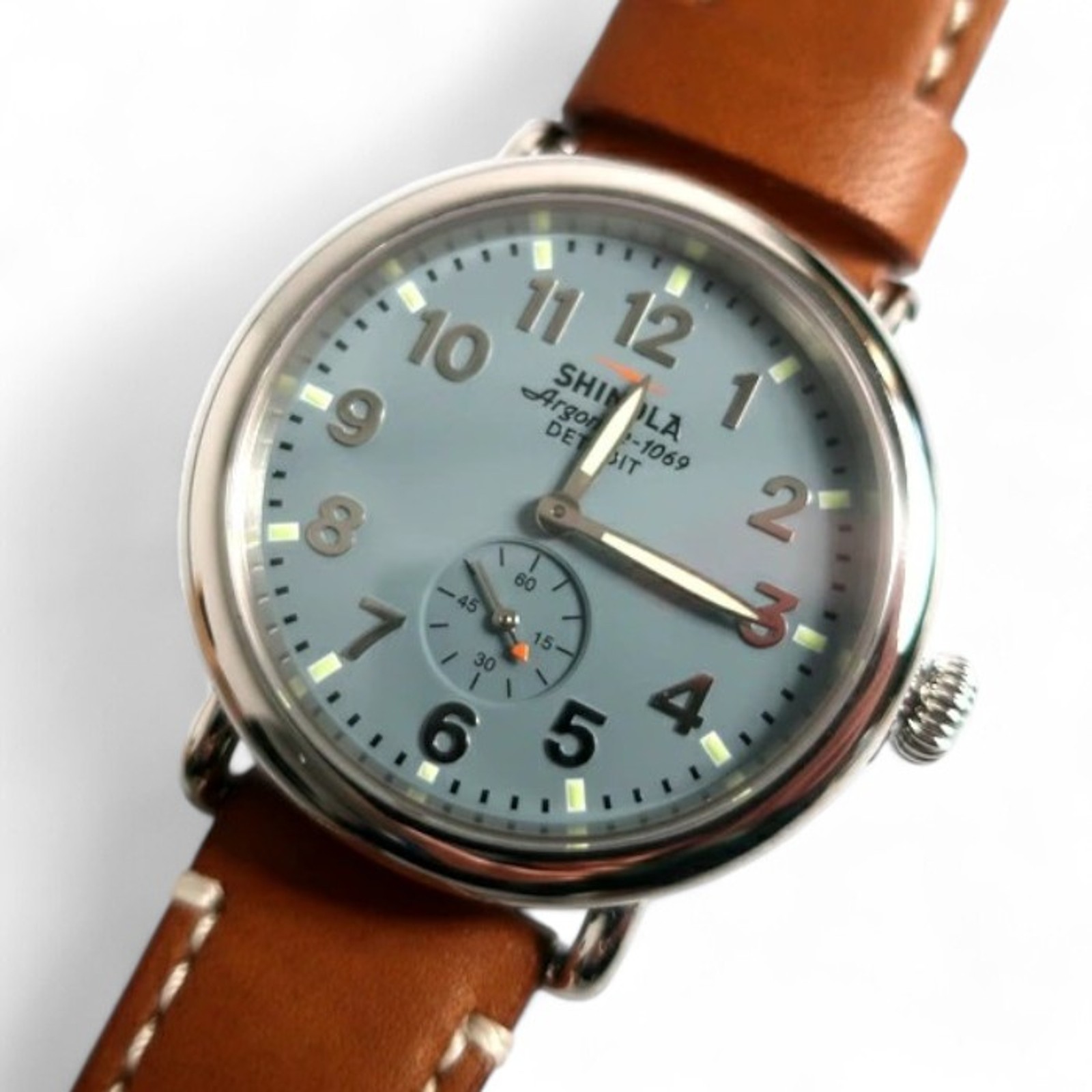 Shinola The Runwell Slate Blue Dial 41mm (1.6 in) Quartz Watch Men Women Unisex