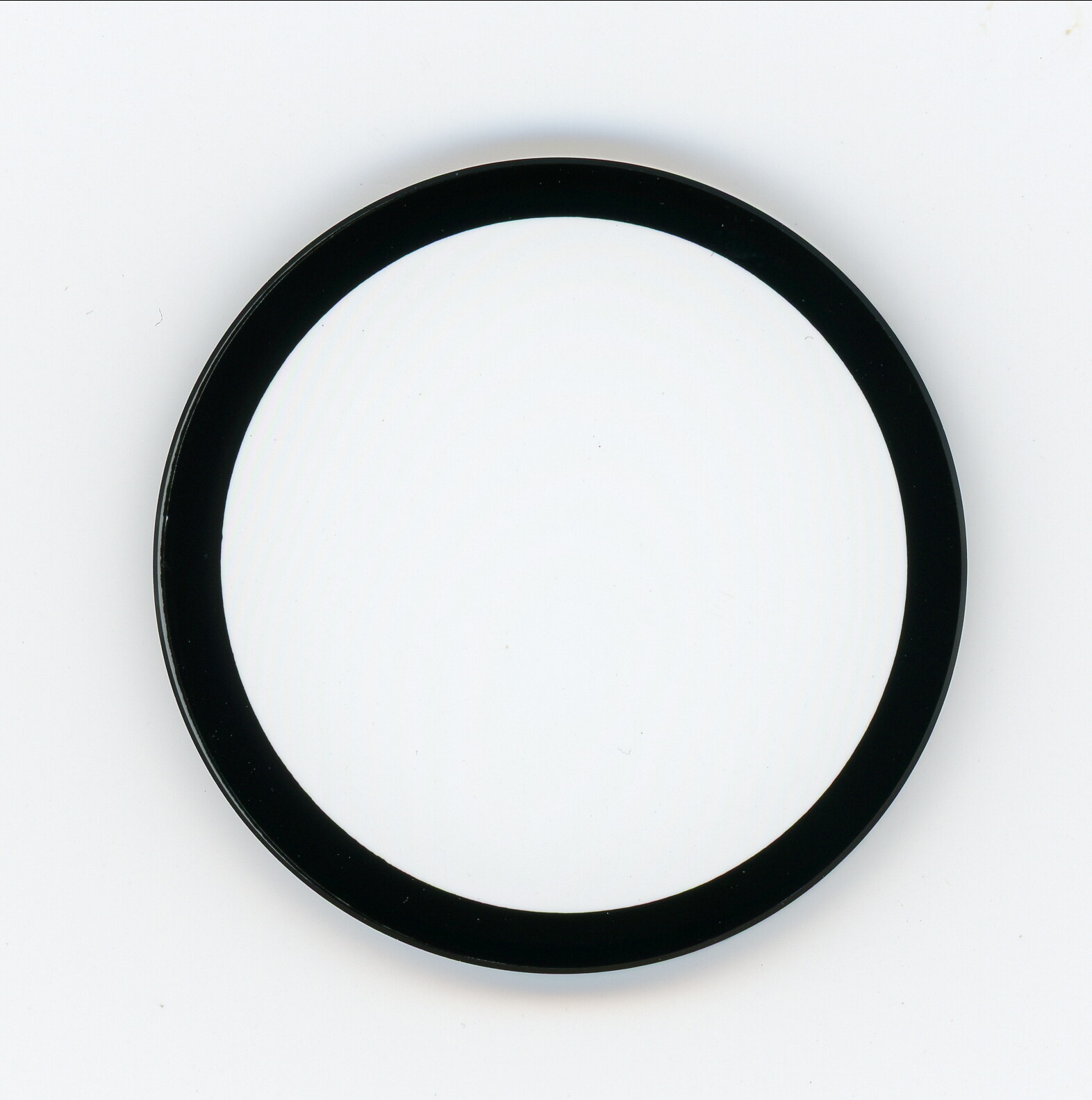 Movado Bold crystal replacement 37.4 mm x 2.5 mm x 2.8 mm border Black