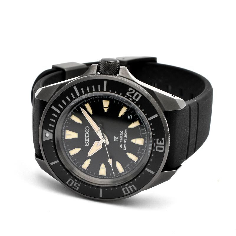 SEIKO PROSPEX SBDY133 SAMURAI Mechanical Automatic Diver Black 41.7mm Watch