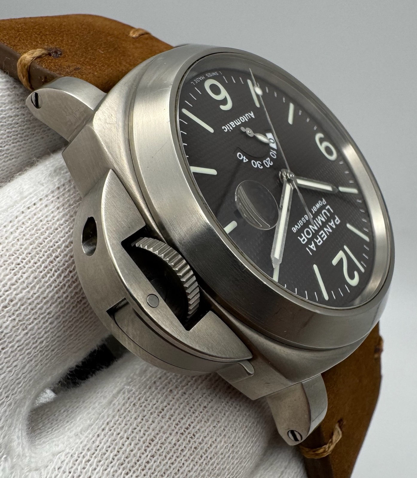 Panerai Luminor Power Reserve PAM57 Titanium Tobacco Dial 2000 (Full-Set)