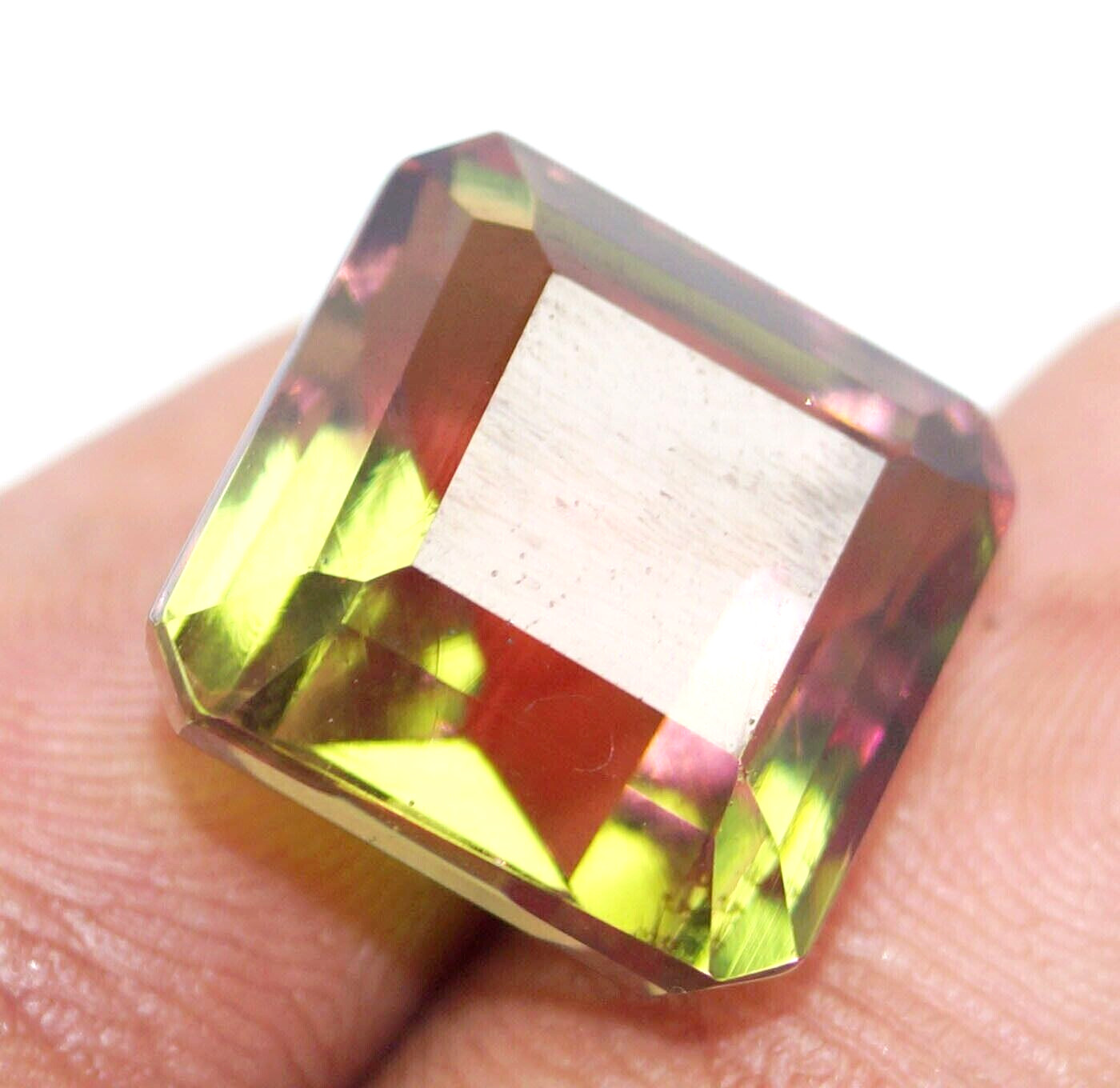 12.40 Ct AAA+ Natural Zultanite Color Change Square Cut Loose Gemstone 4 Jewelry