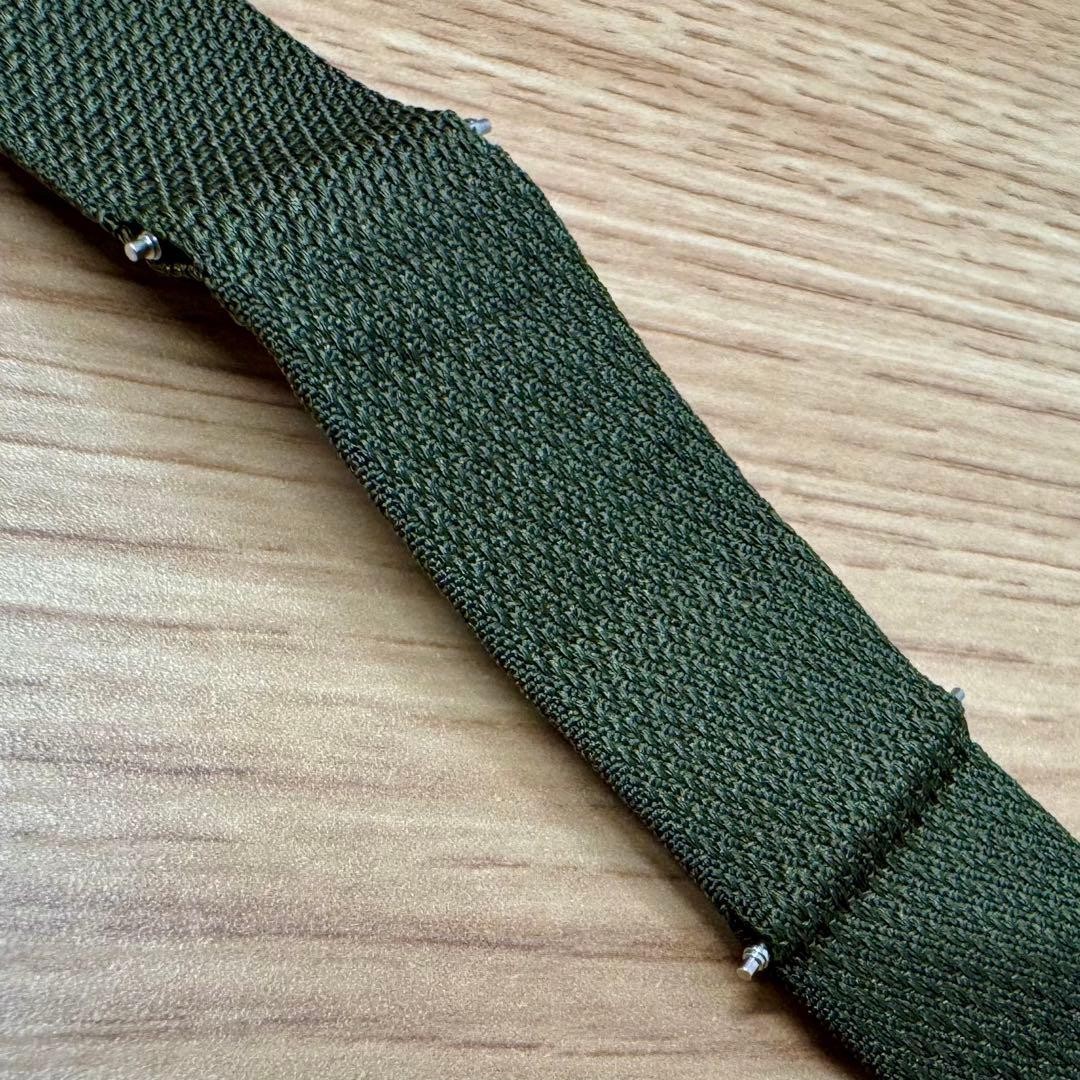 TUDOR Black Bay 41 Olive Green Fabric Watch Strap Band 22mm Woven Nylon