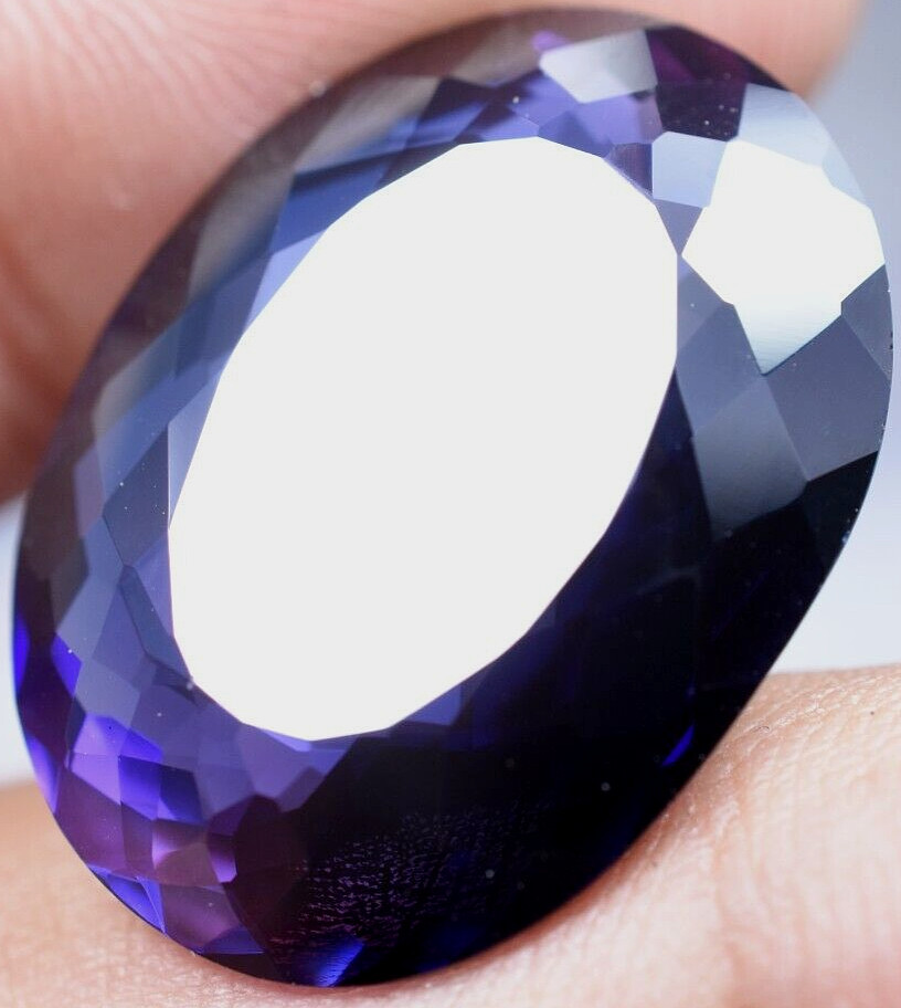 Natural 30.00 Ct Boysenberry Sapphire GGL Certified fabulous Loose Gemstone